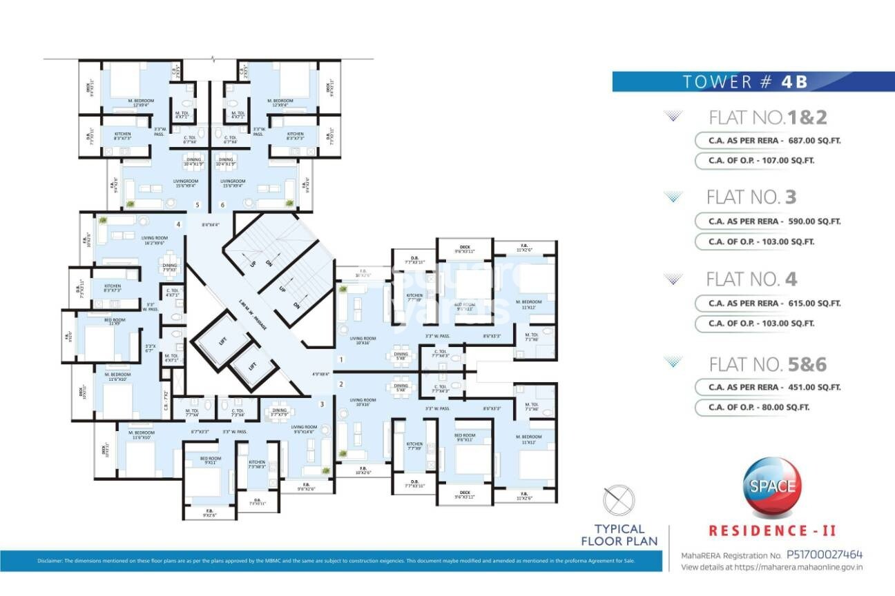 Space Residence Floor Plans 1