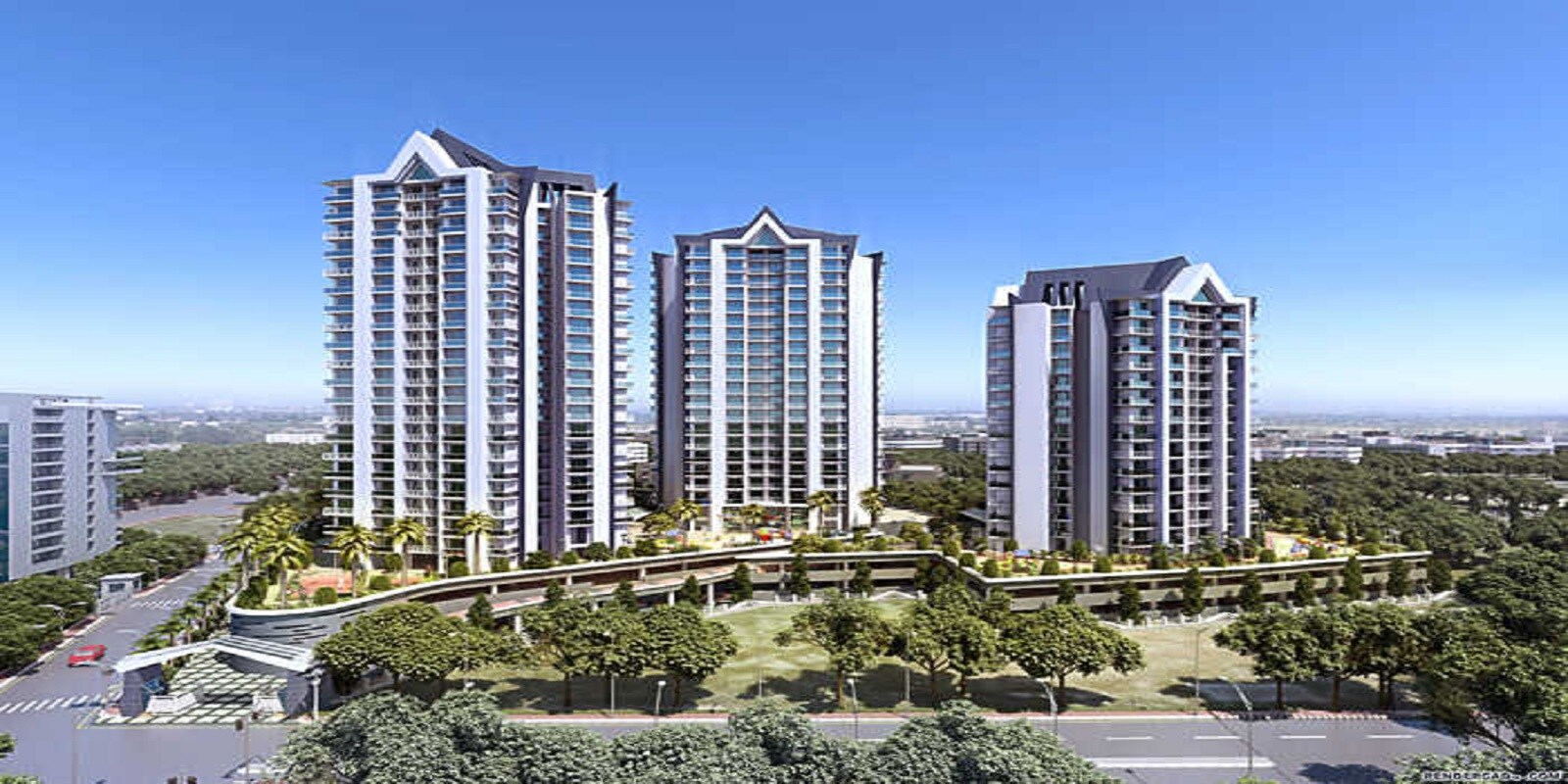 Span Trident Wing B residential project in Bhayandar West