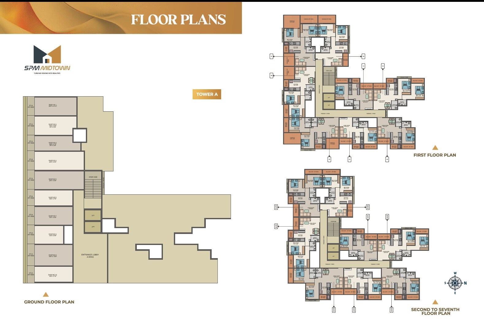 SPM Midtown Floor Plans