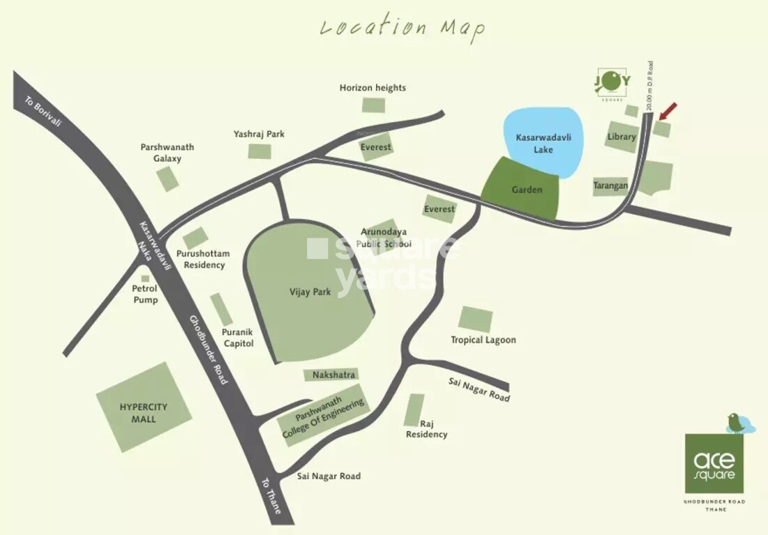 Squarefeet Ace Square Location Image