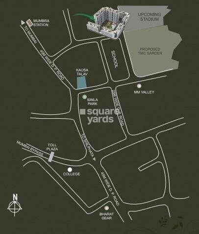 Squarefeet Grace Square Apartment Location Image