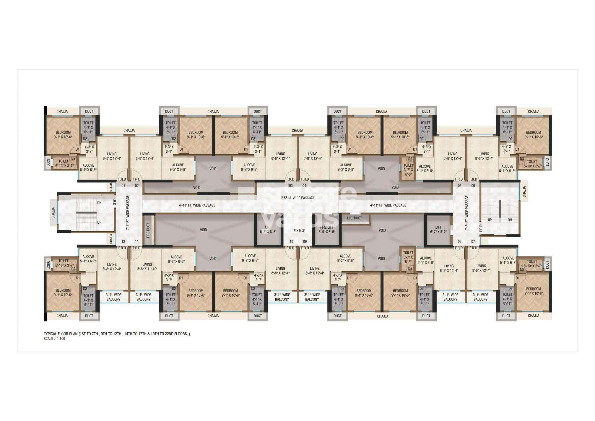 squarefeet green square project floor plans7 8525