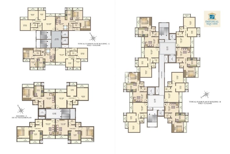 Squarefeet Imperial Square Floor Plans