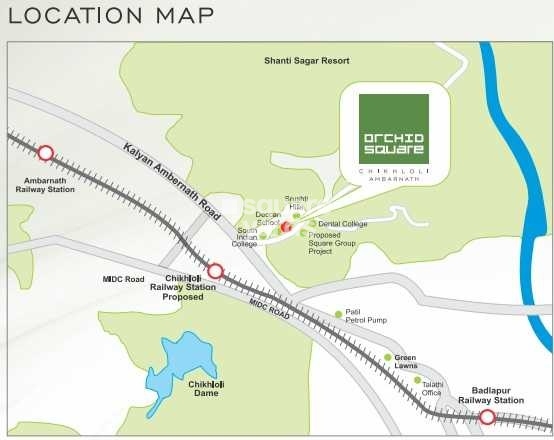 Squarefeet Orchid Square Phase 2 Location Image