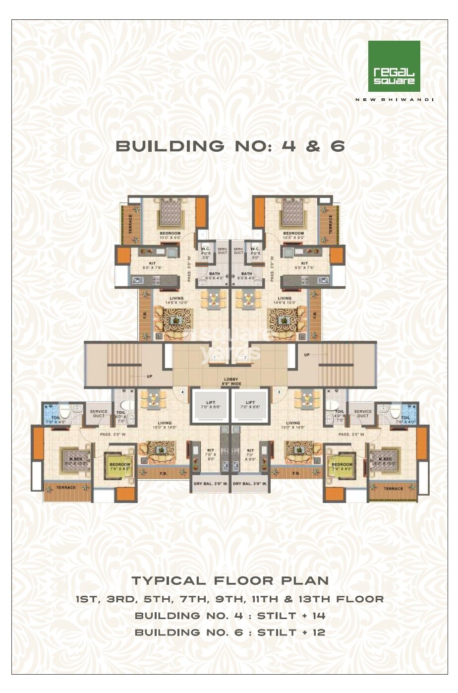 Squarefeet Regal Square Floor Plans 1