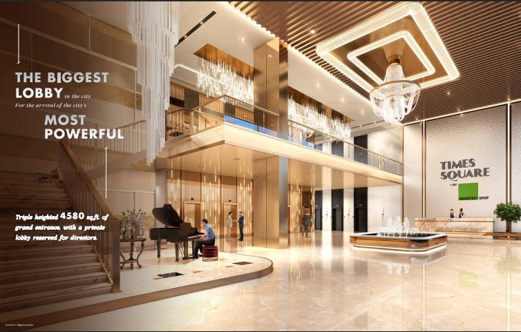 Squarefeet Times Square Lift Lobby Image