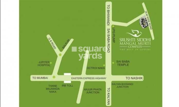 Srushti Siddhi Mangal murti Complex Location Image