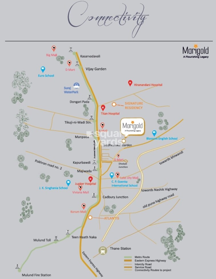 STG Marigold Siddheshwar Garden Location Image