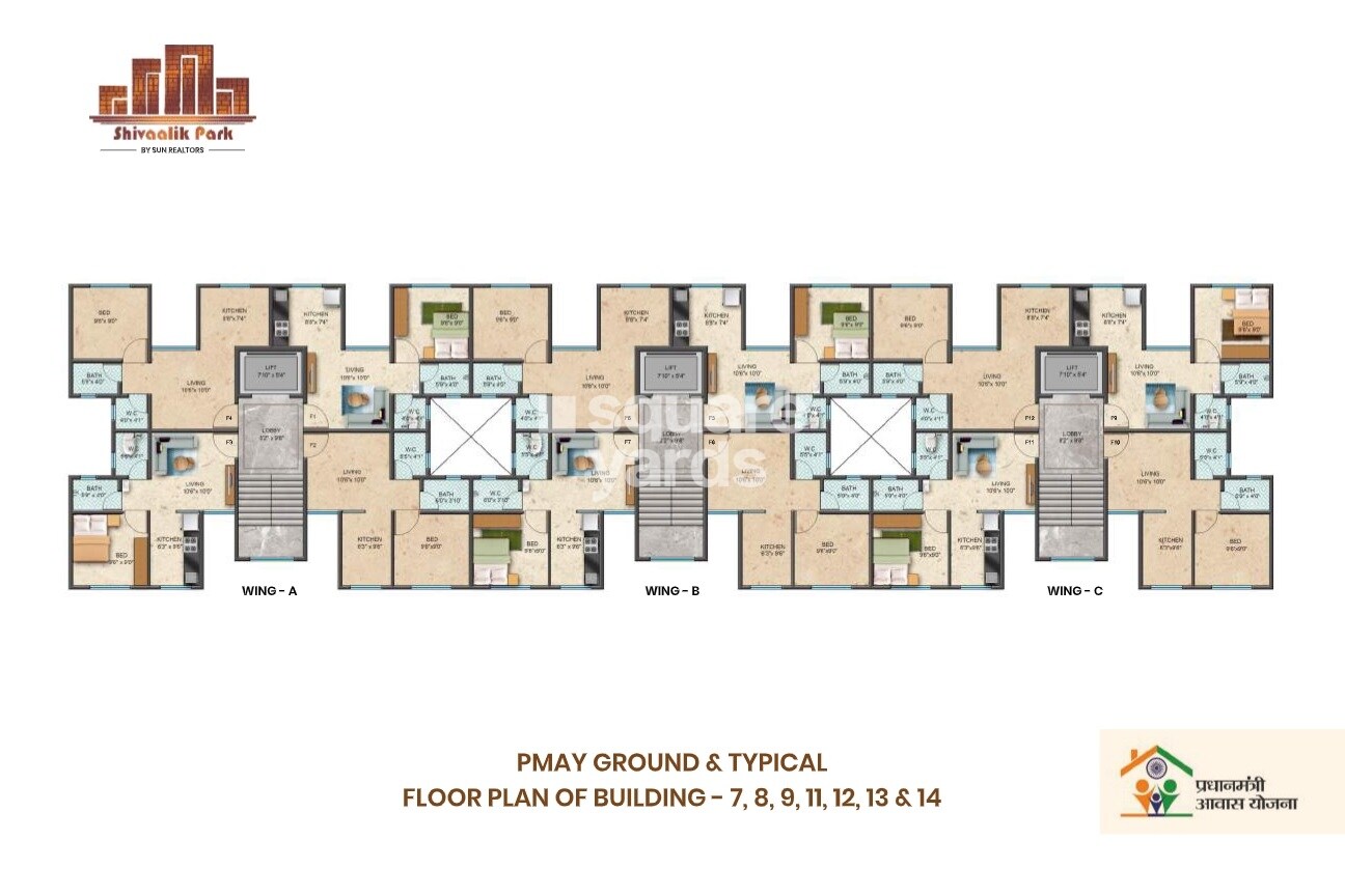 Sun Shivaalik Park Floor Plans 1