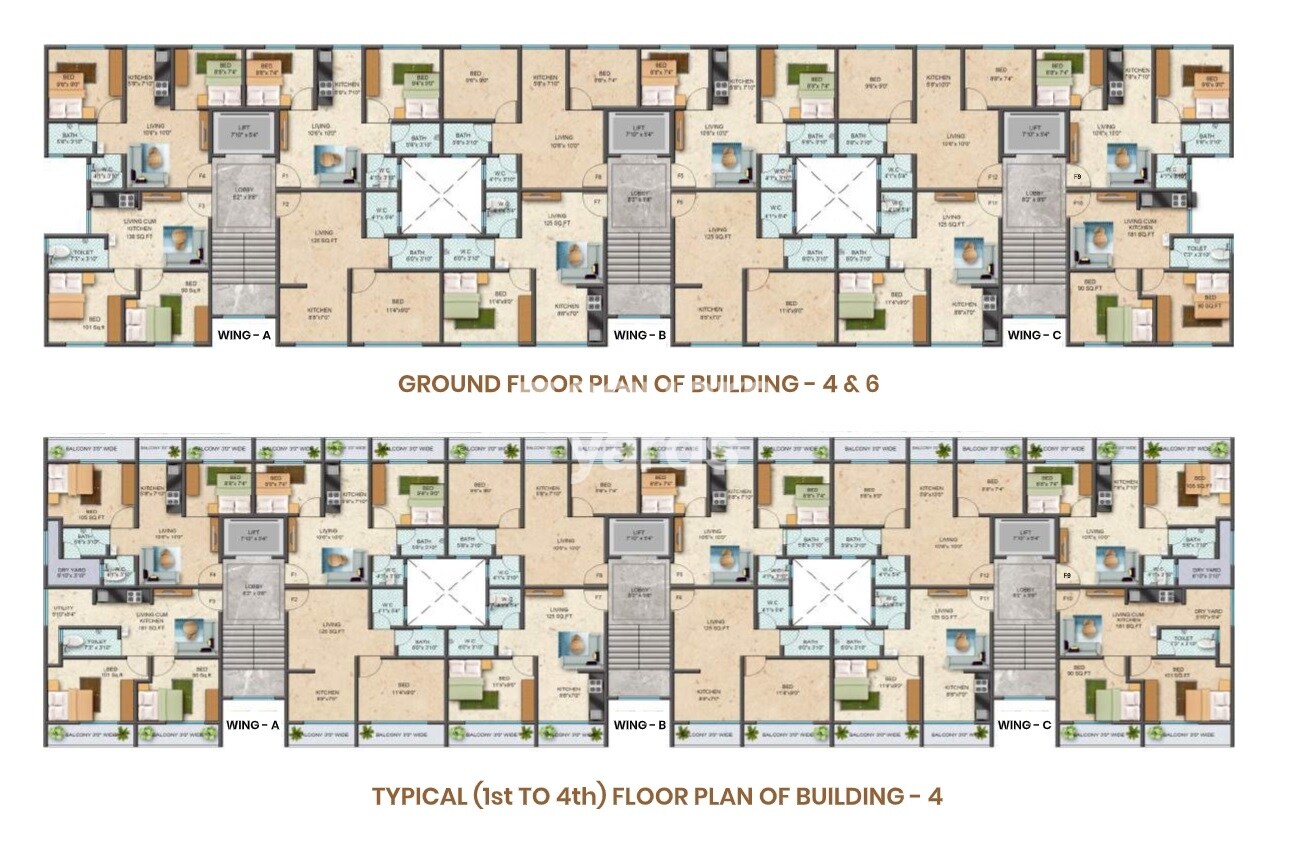 Sun Shivaalik Park Floor Plans 2
