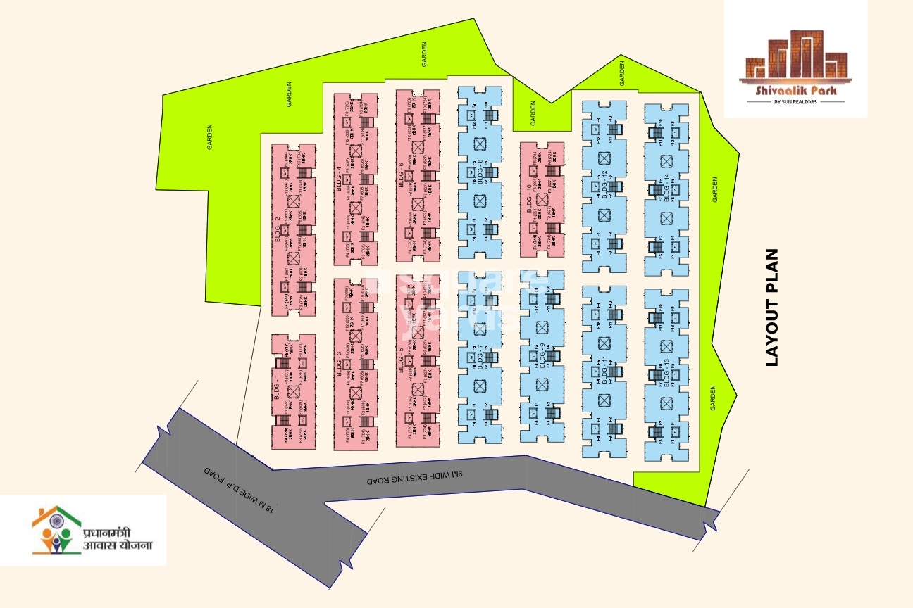 Sun Shivaalik Park Master Plan Image