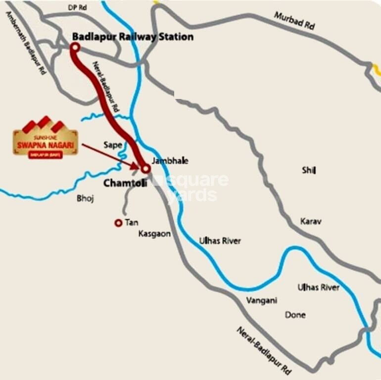 Sunshine Swapna Nagari Location Image