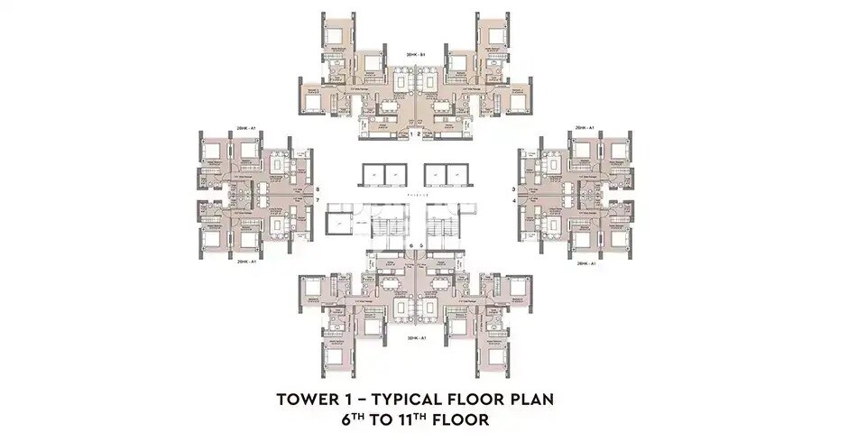 Sunteck Crescent Park Floor Plans 1