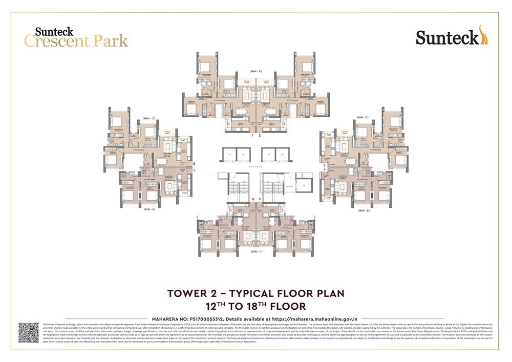 Sunteck Crescent Park Floor Plans 2