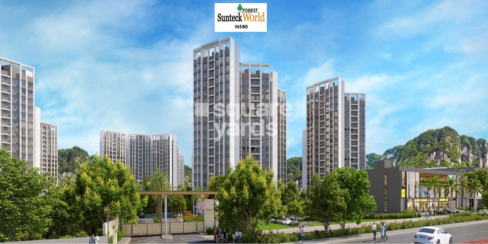 Sunteck Forest World residential project in Khativali