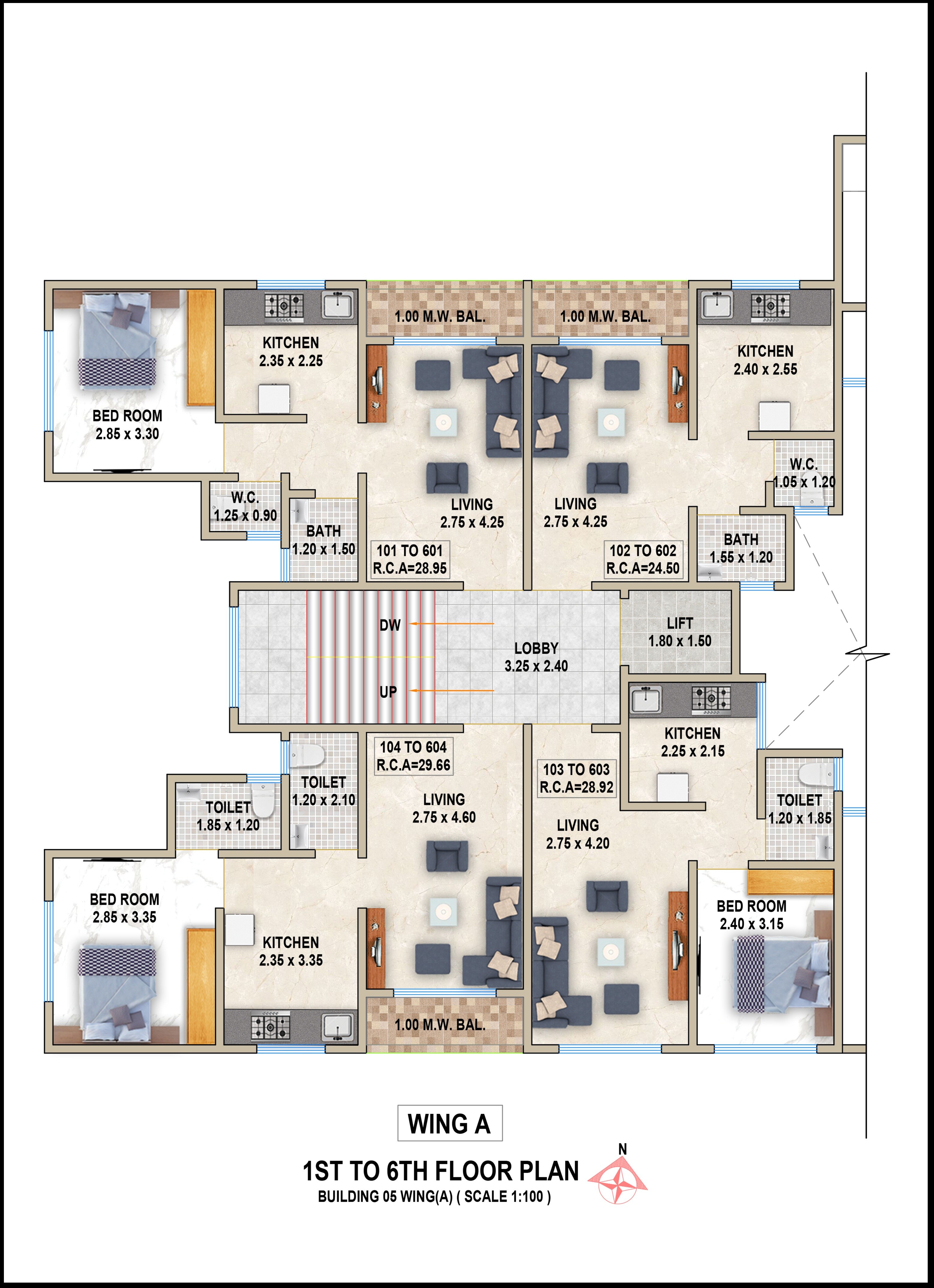 Swaastiik Swami Residency Floor Plans