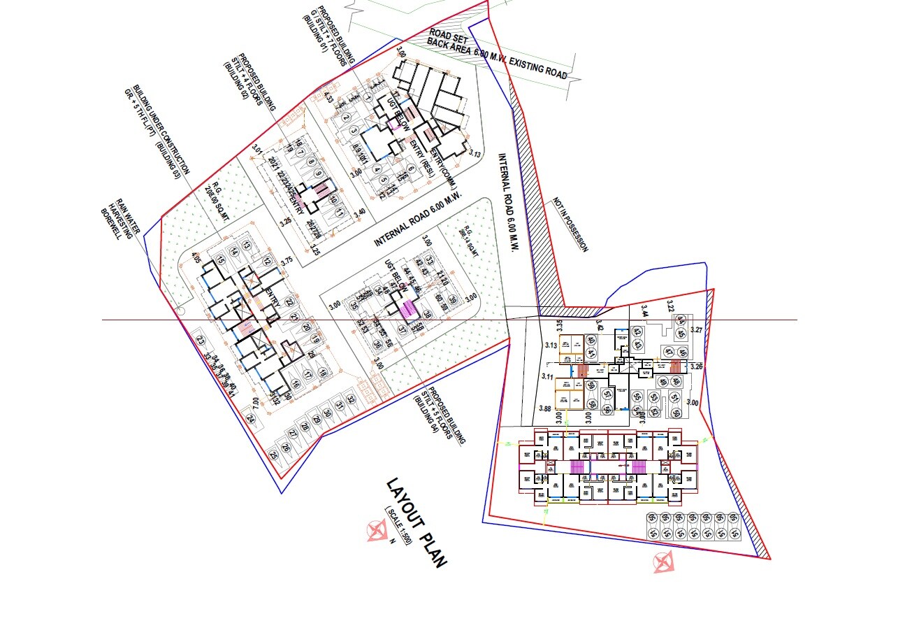 Swaastiik Swami Residency Master Plan 1