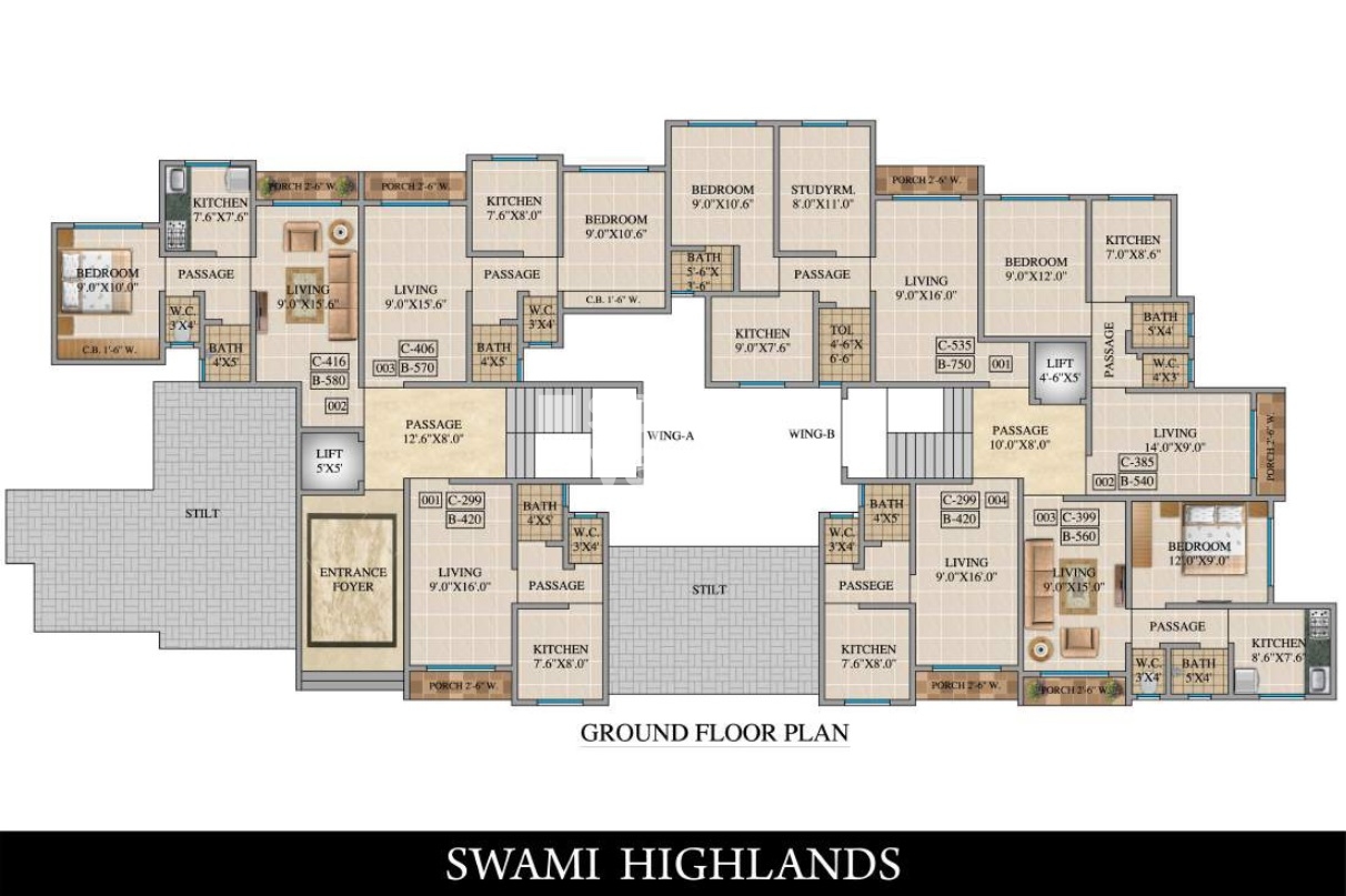 Swami Highland Floor Plans