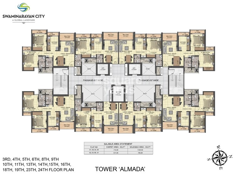 Swaminarayan City Floor Plans 1