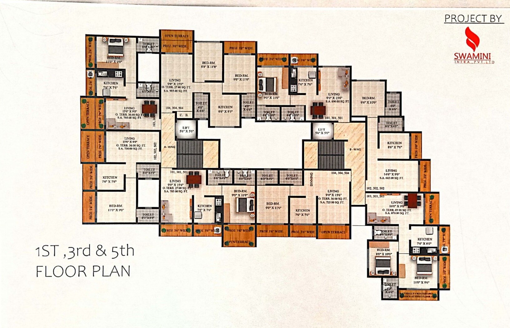 Swamini Bramhandnayak Floor Plans