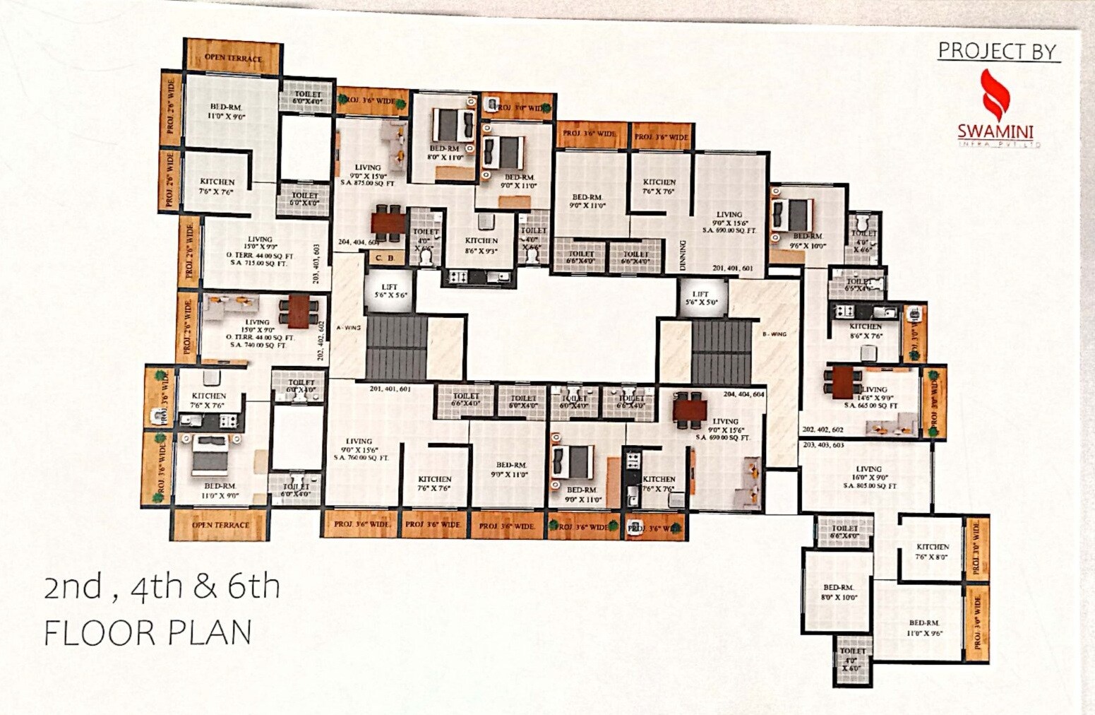Swamini Bramhandnayak Floor Plans