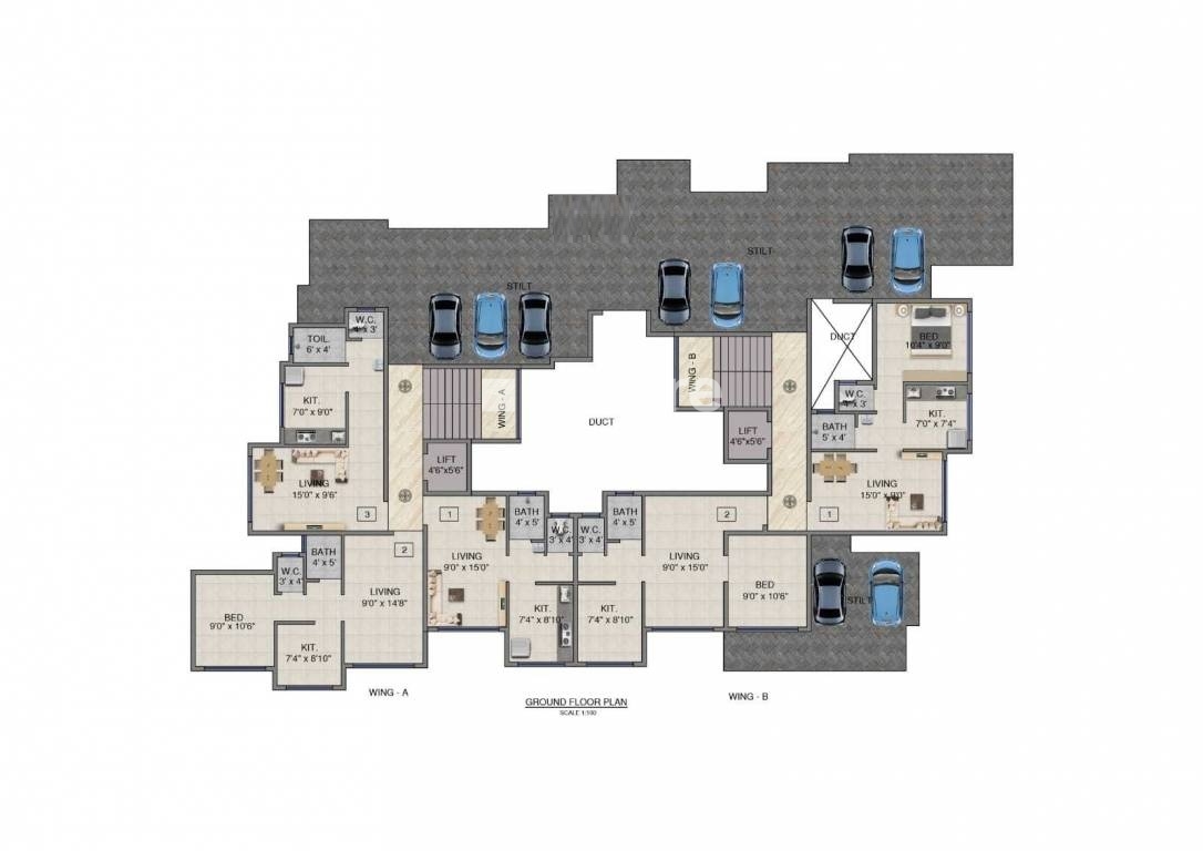 Swamini Silver Pride Floor Plans