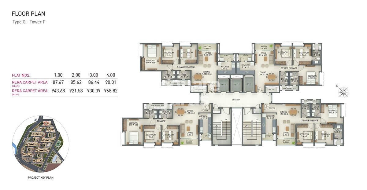 Tata Amantra Floor Plans 3