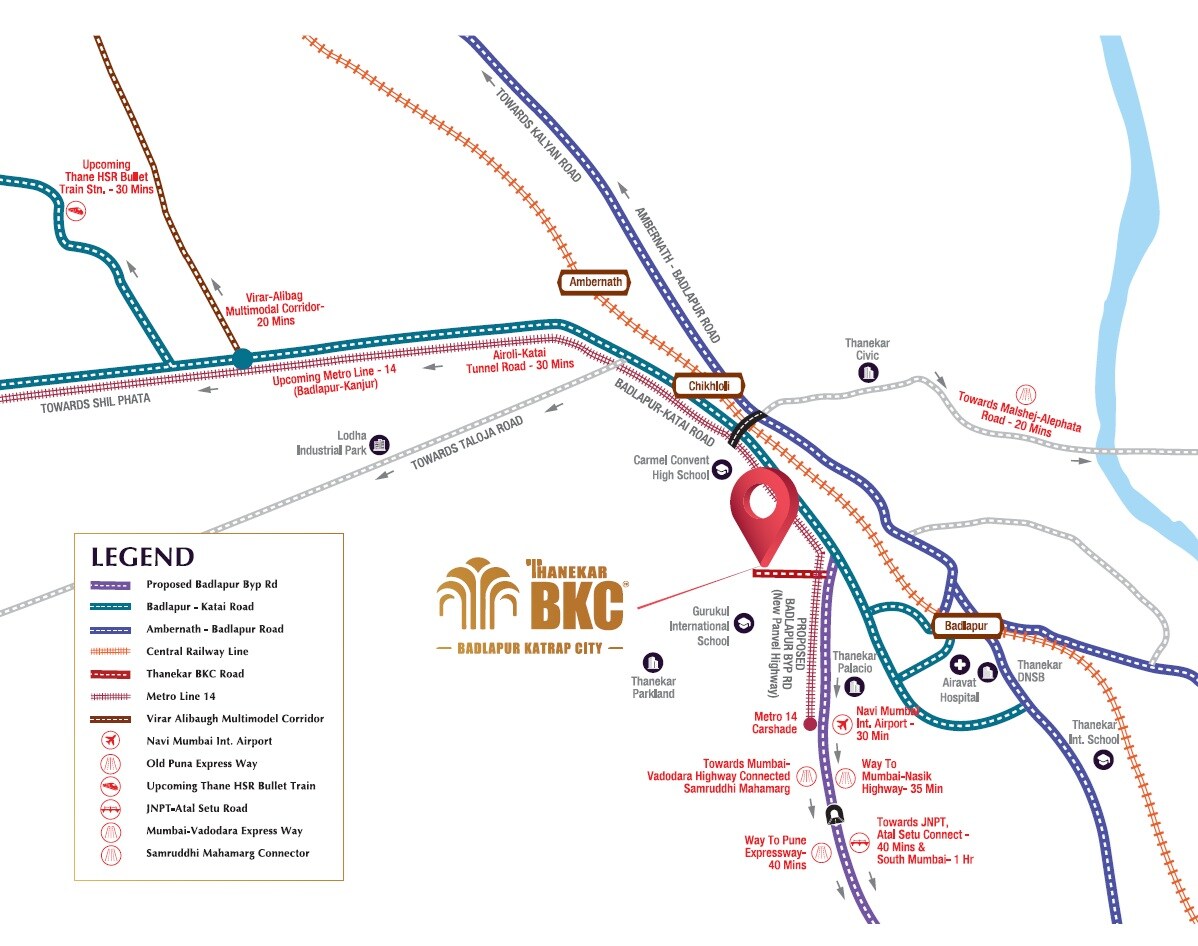 Thanekar BKC Paramount Location Image