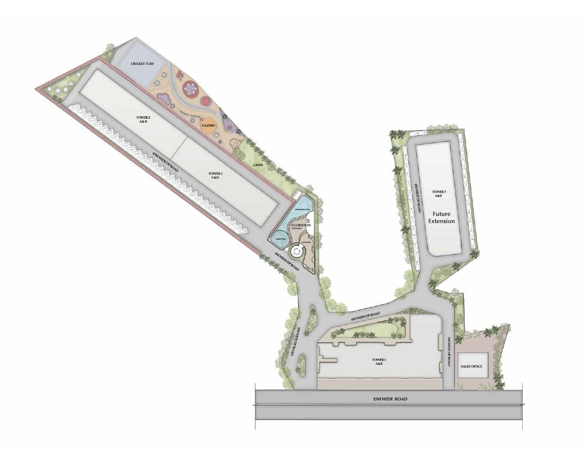 Thanekar BKC Paramount Master Plan Image
