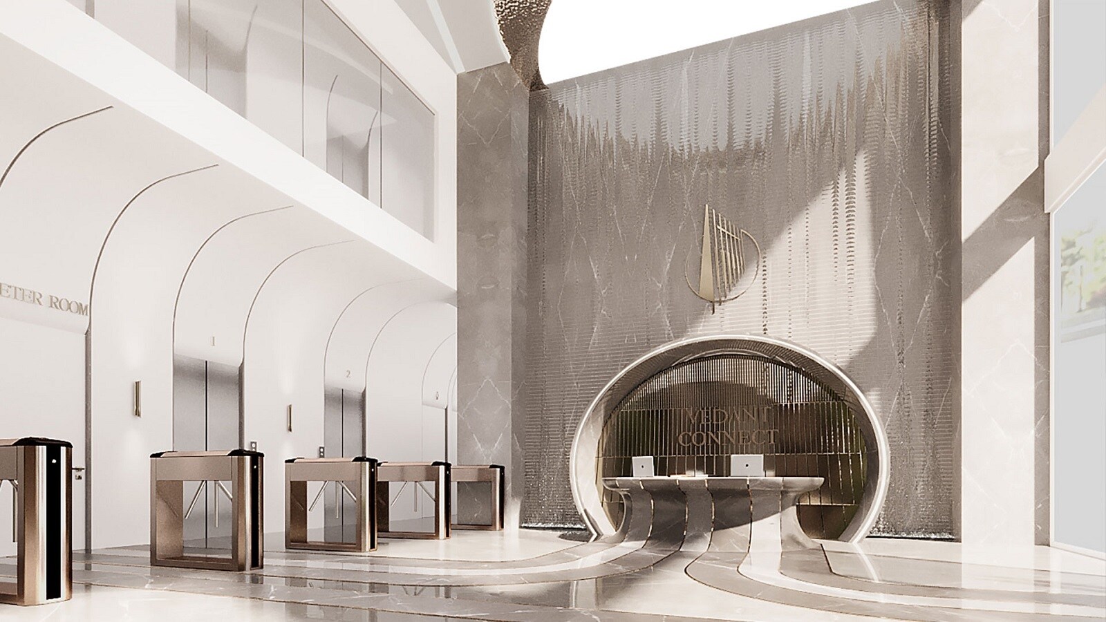 Tharwani Vedant Connect Lift Lobby Image