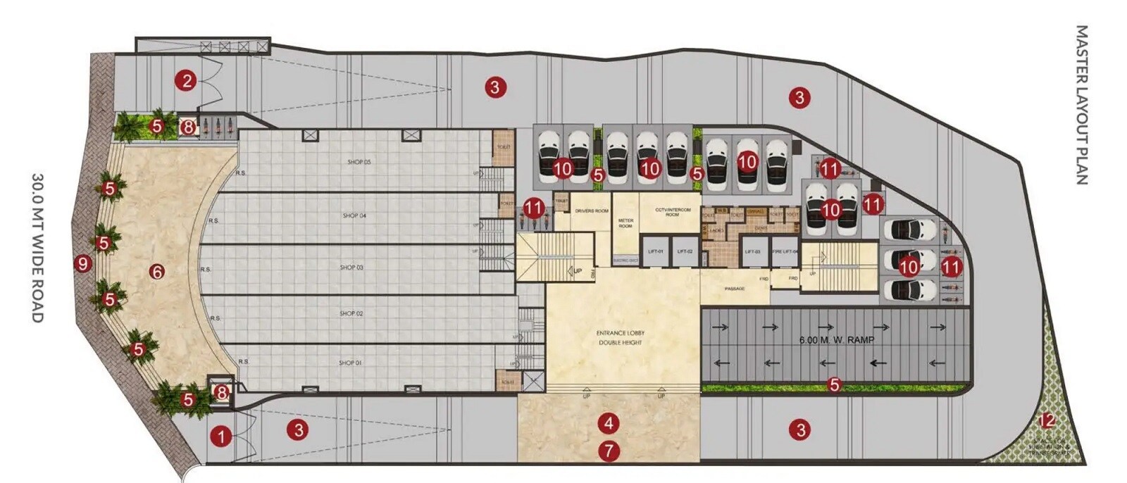 Tharwani Vedant Connect Master Plan 1