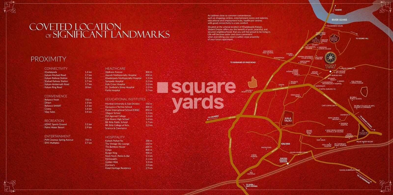 Tharwani Vedant Empire Location Image