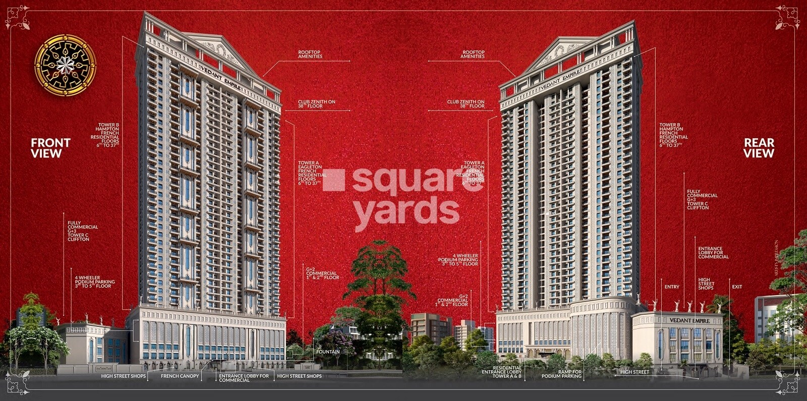 Tharwani Vedant Empire Tower View 1