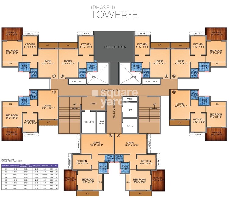 Tharwani Vedant Millenia Floor Plans