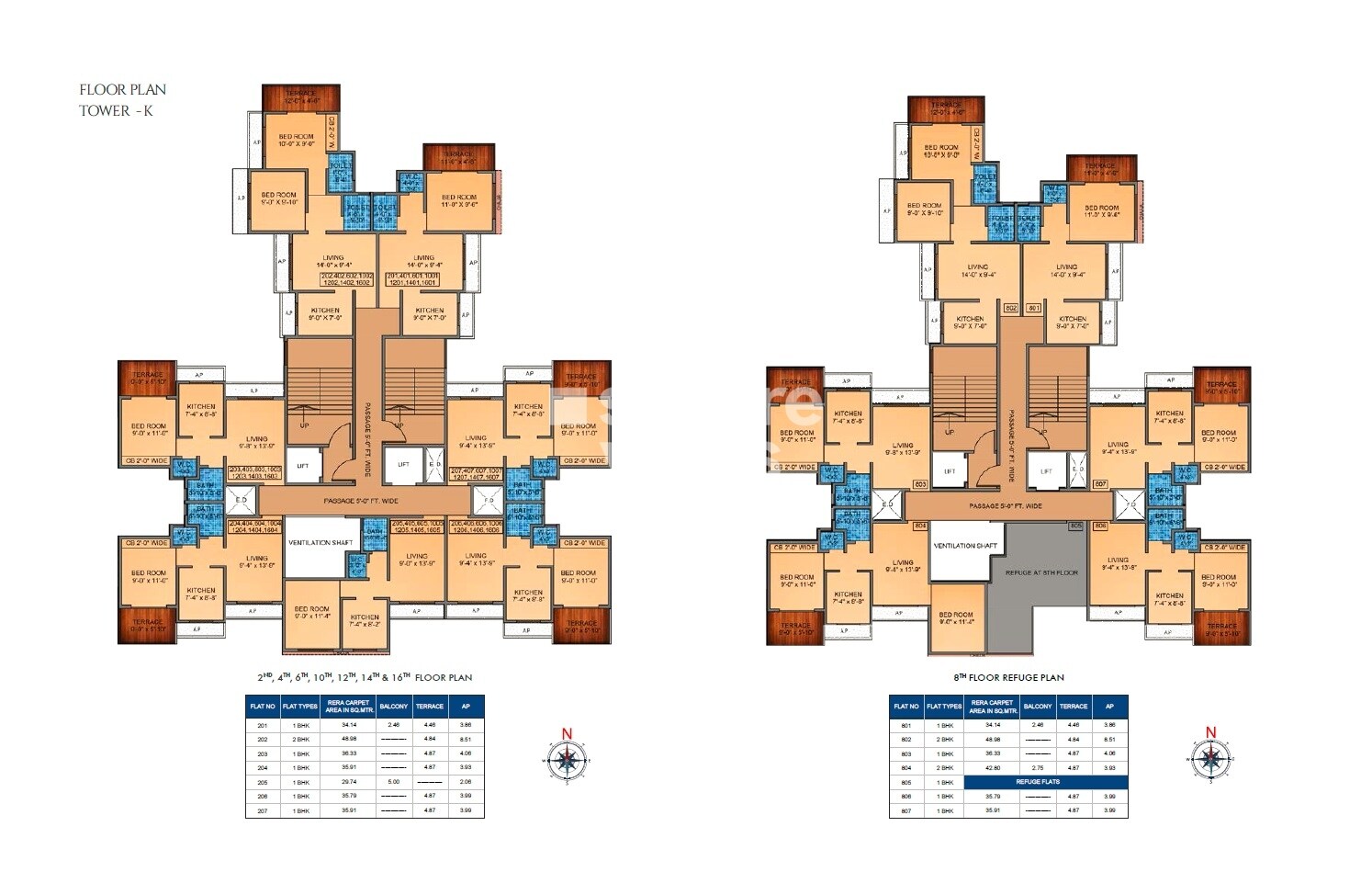 Tharwani Vedant Nakshatra Floor Plans 1