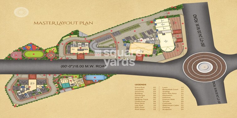 Tharwani Vedant Palacia Master Plan Image