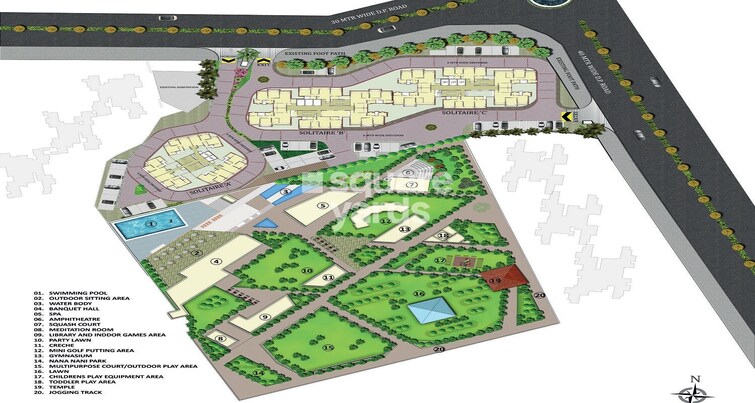 The Wadhwa Platina Master Plan Image