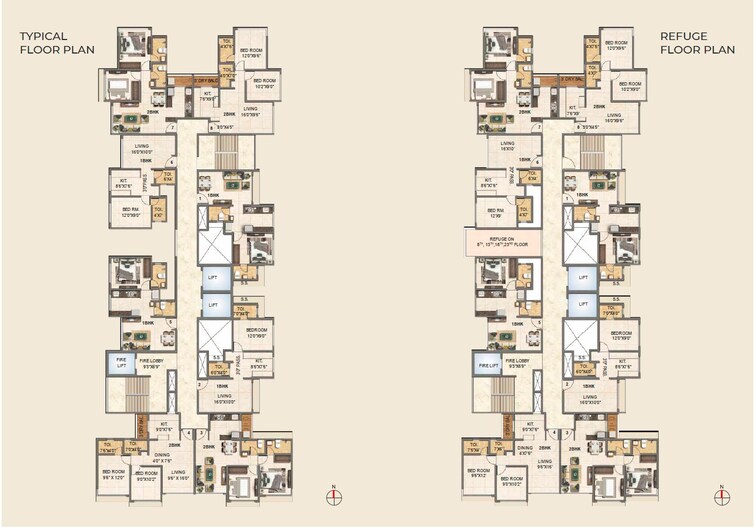 Triveni Crown Floor Plans