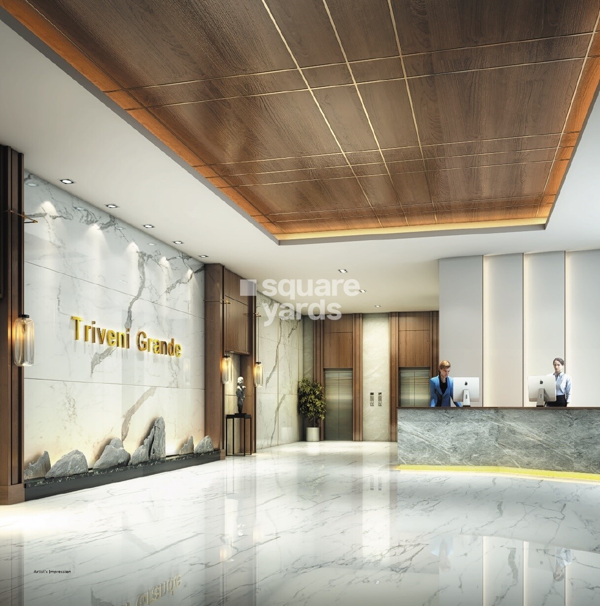 Triveni Grande Lift Lobby Image