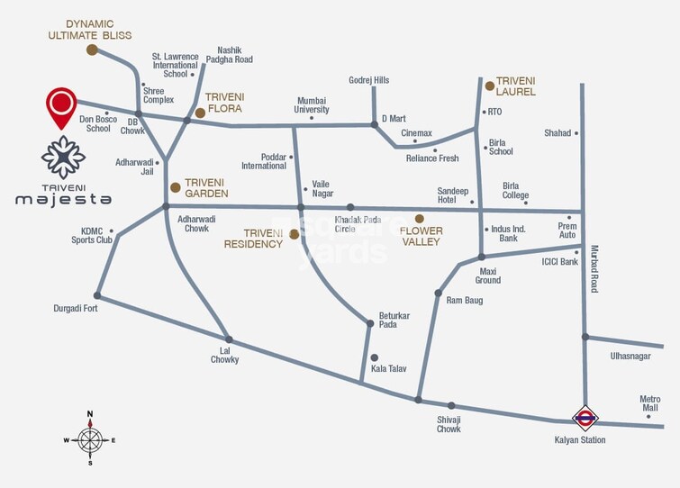 Triveni Majesta Location Image