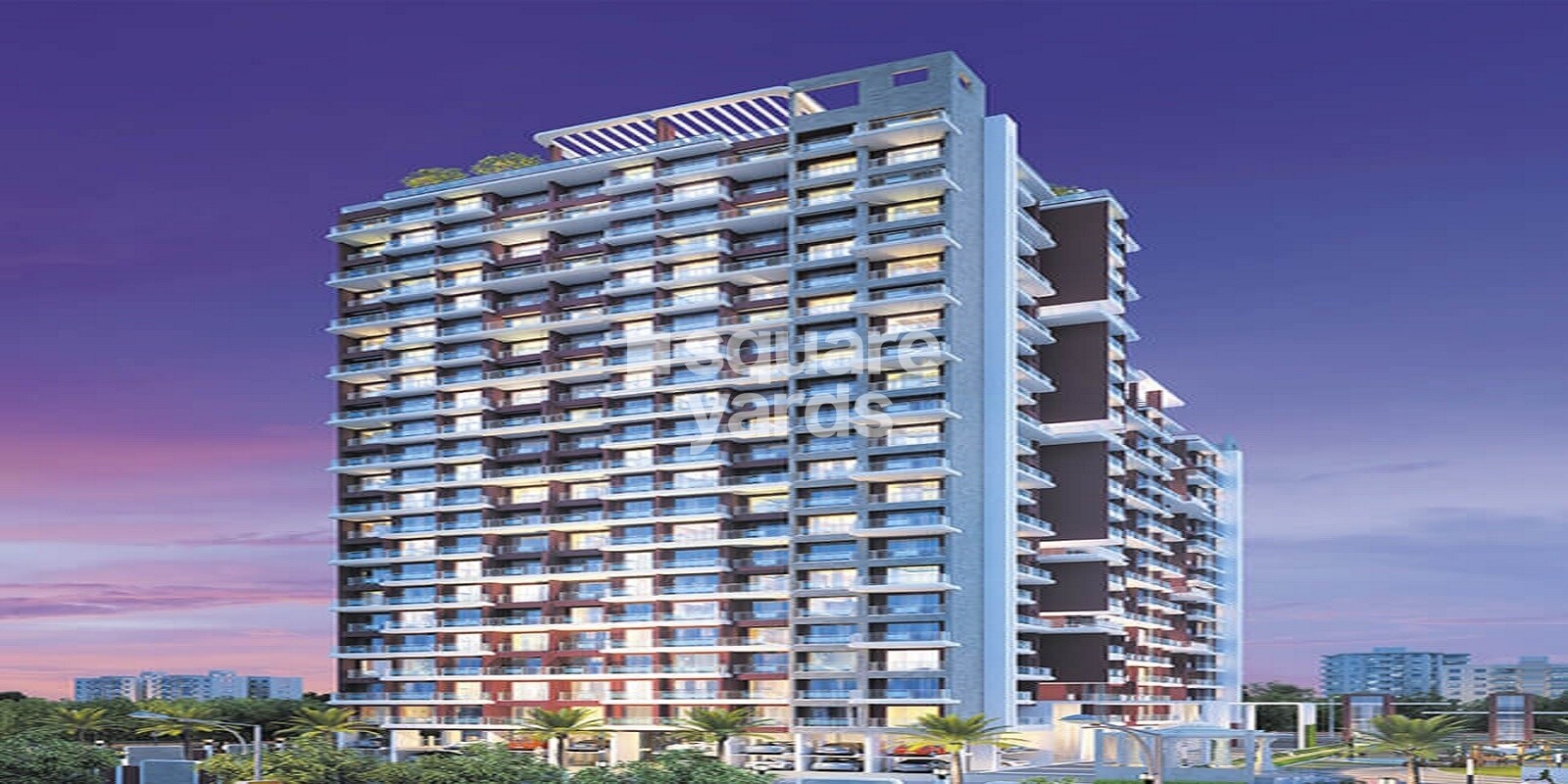 Triveni Majesta Tower View