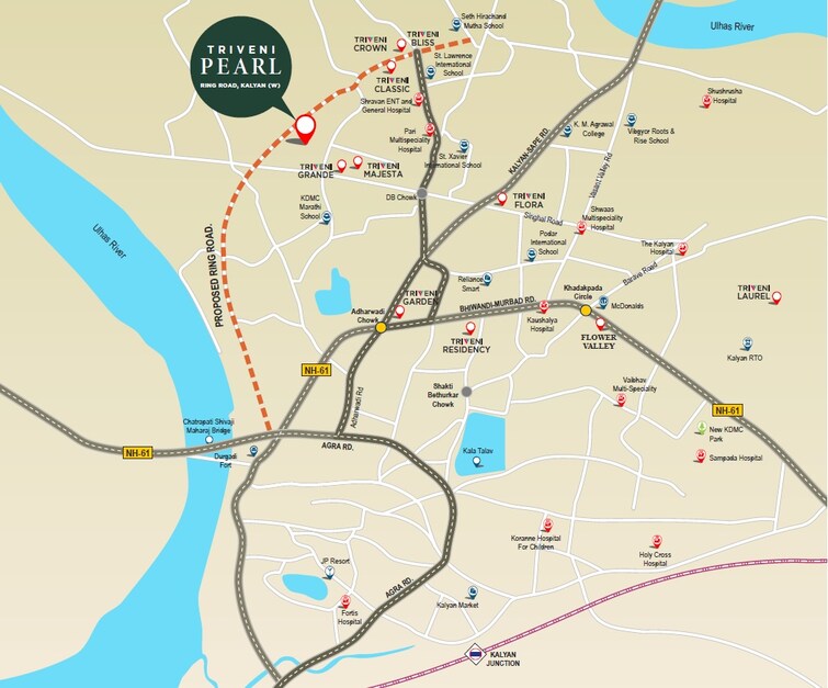 Triveni Pearl Location Image