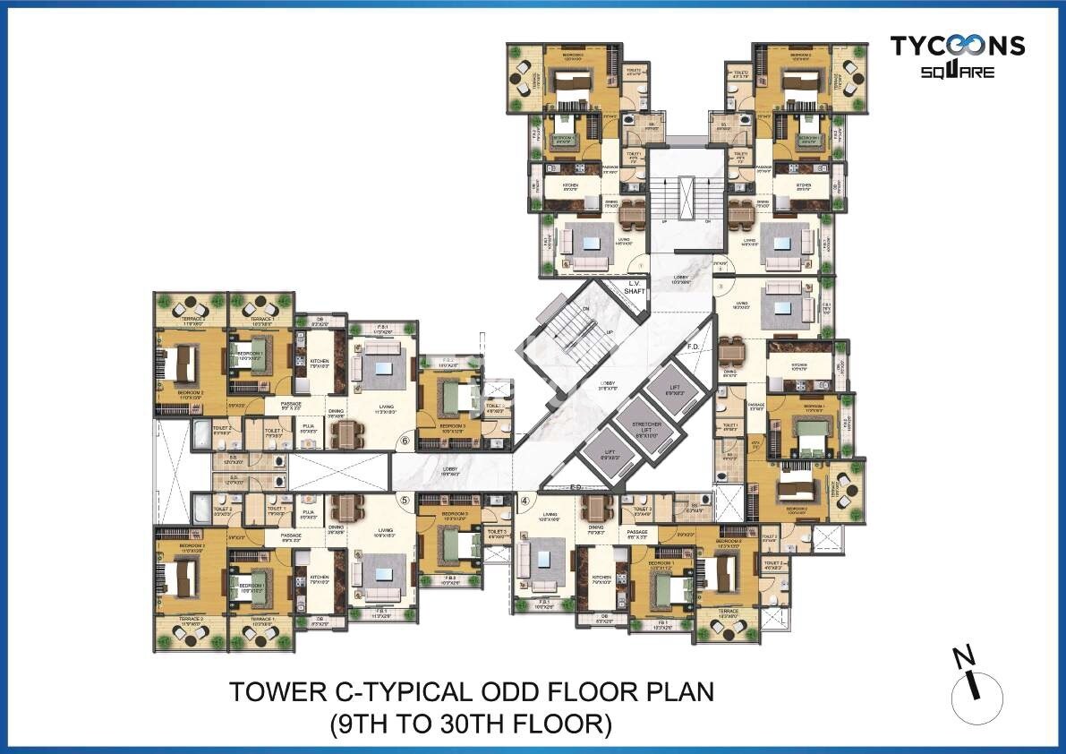Tycoons Square Floor Plans 2