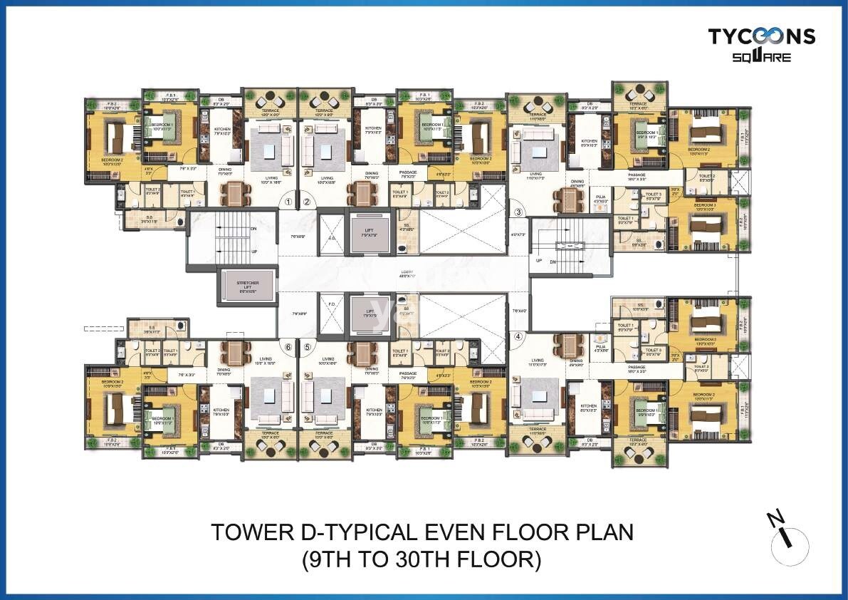 Tycoons Square Floor Plans 3