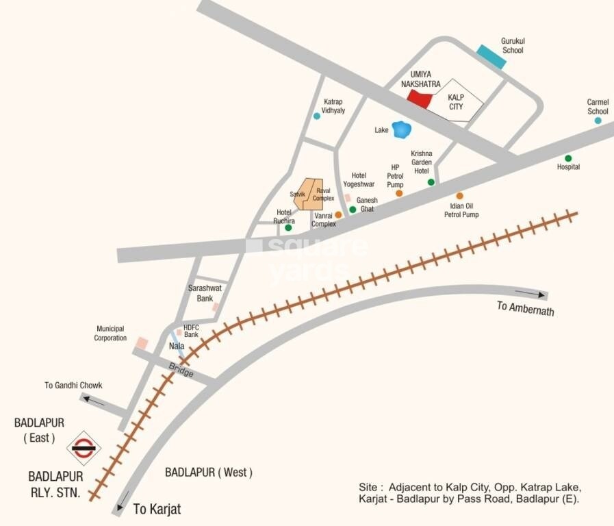 Umiya Nakshatra Location Image