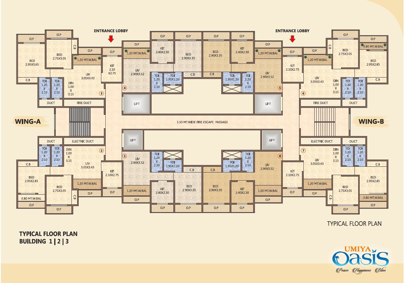 Umiya Oasis Floor Plans