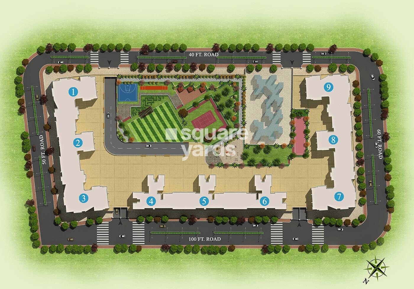 Unique Poonam Estate Cluster 3 Master Plan 1
