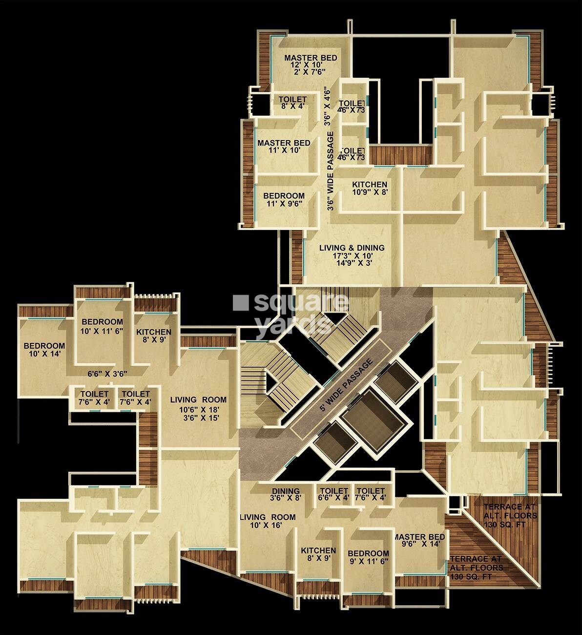 Unique Poonam Estate Floor Plans 3