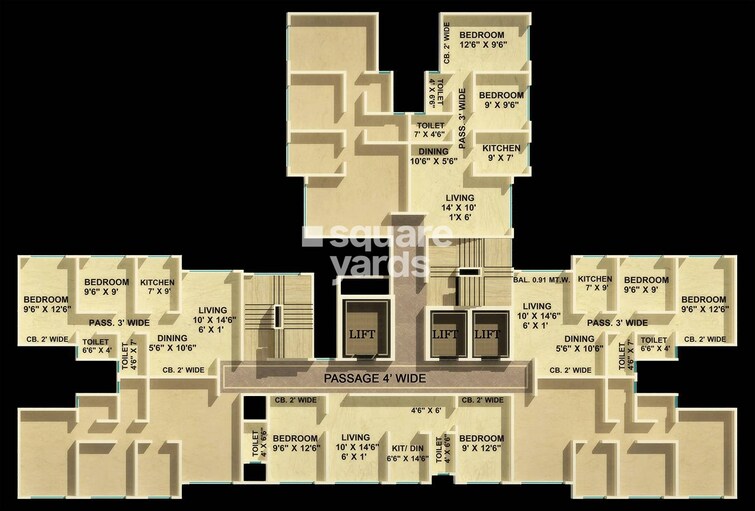 Unique Poonam Estate Floor Plans 5
