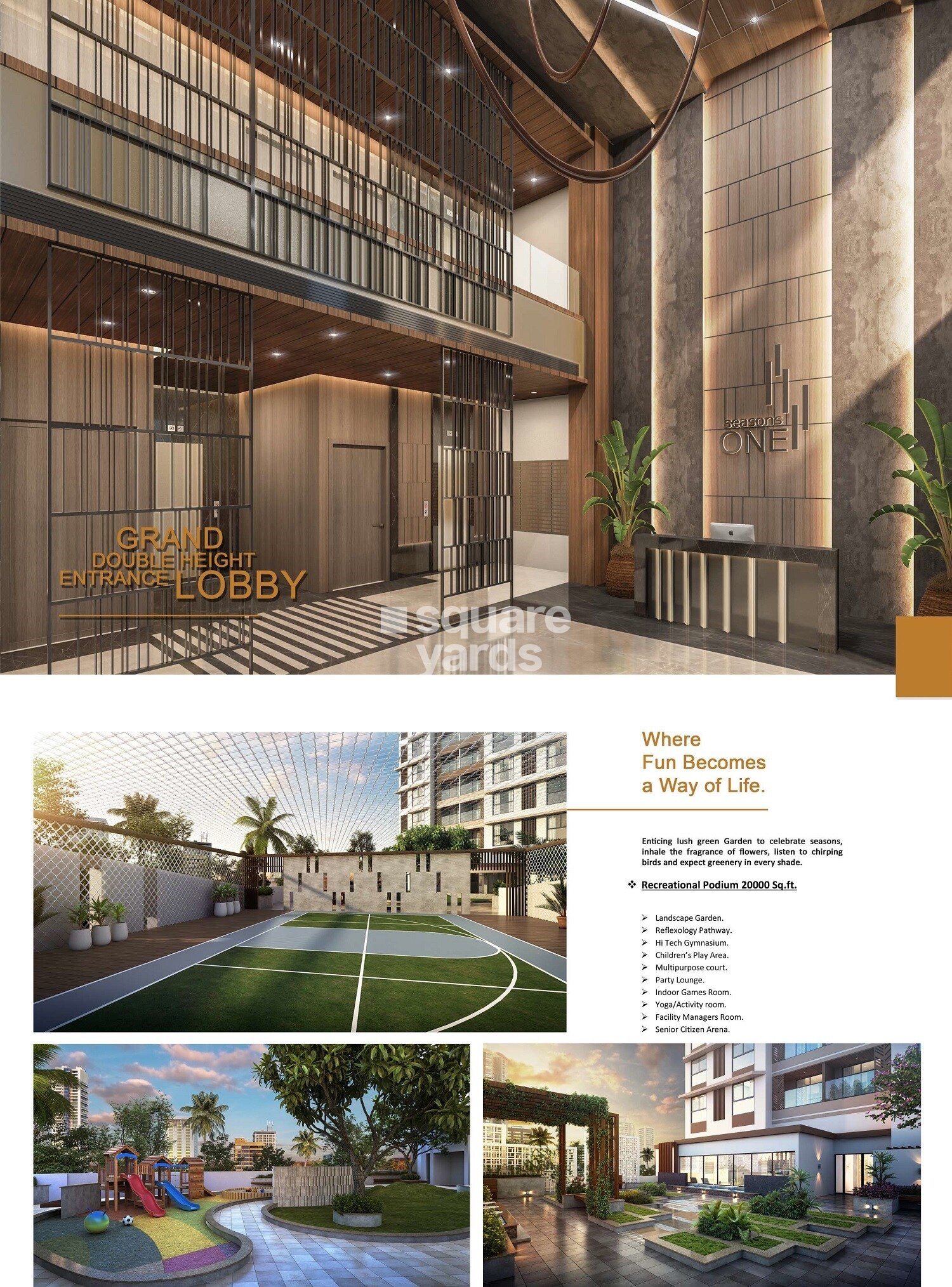 Unique Seasons One Amenities-Features